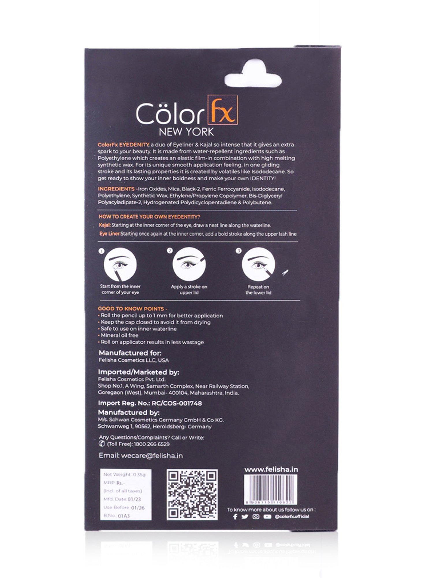 Iris Cosmetics The Ultimate Duo Kohl Pencil & Eyeliner Combo