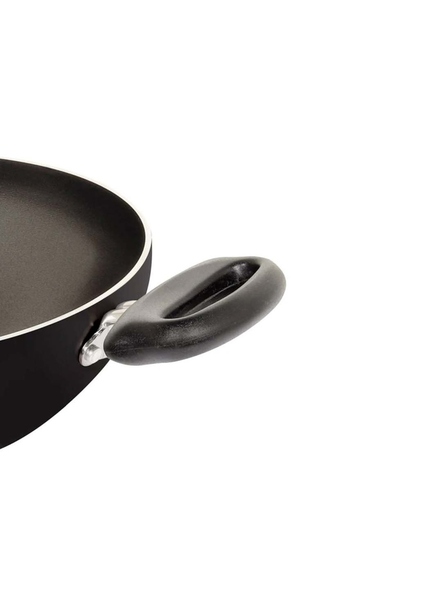 Meyer Non-Stick 5pcs Set (28cm Flat Dosa Tawa + 24cm Frypan + 24cm Kadai With Lid + Nylon Turner)
