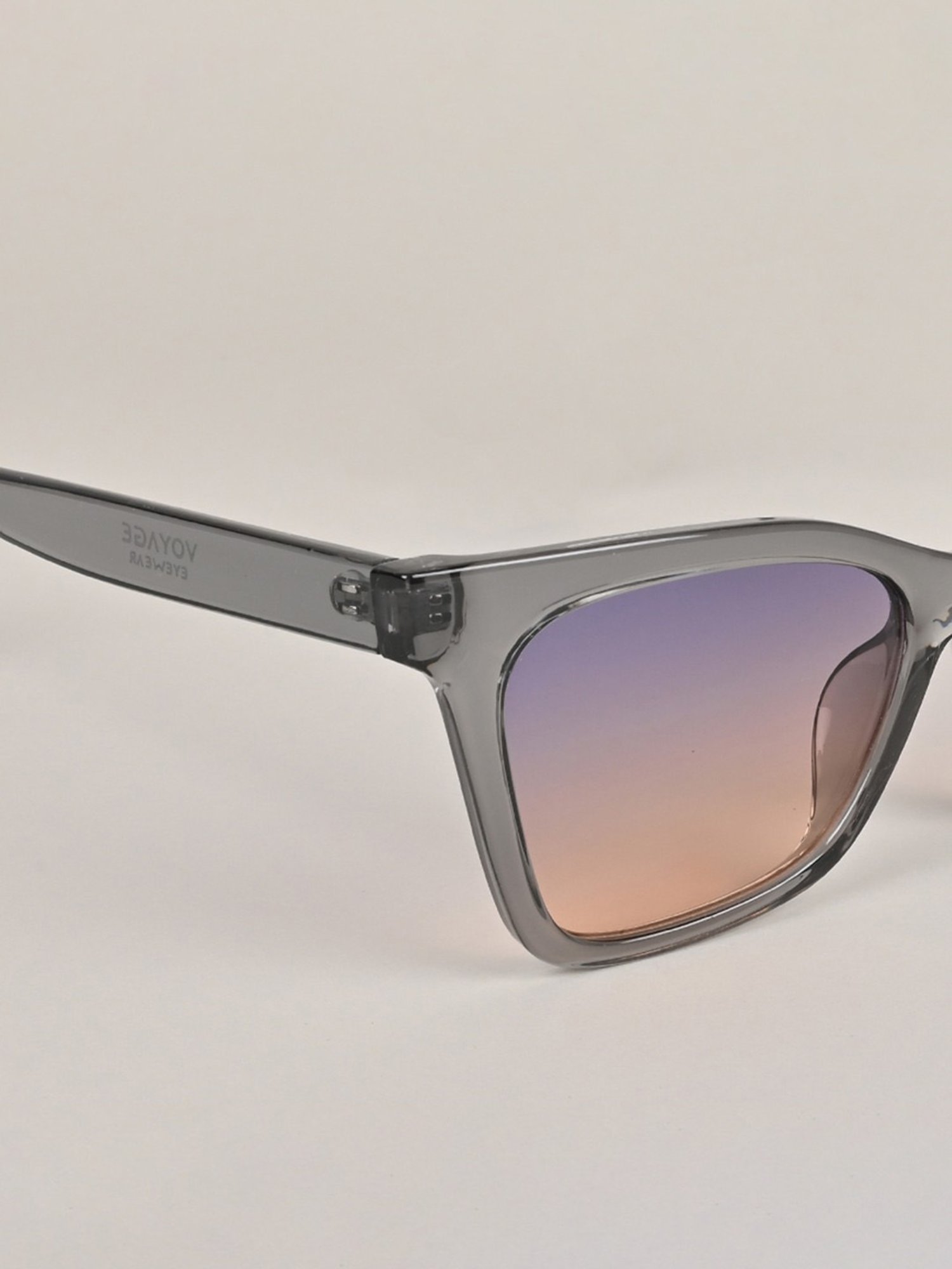 Voyage Grey Cat Eye UV Protection Sunglasses for Women