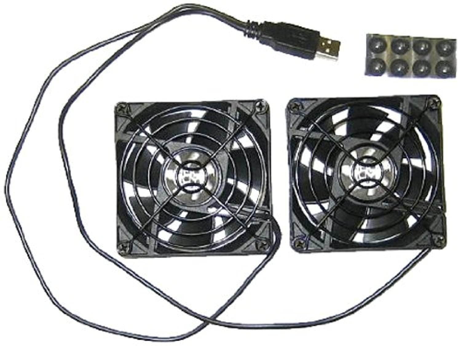 coolerguys dual 80mm usb cooling fans