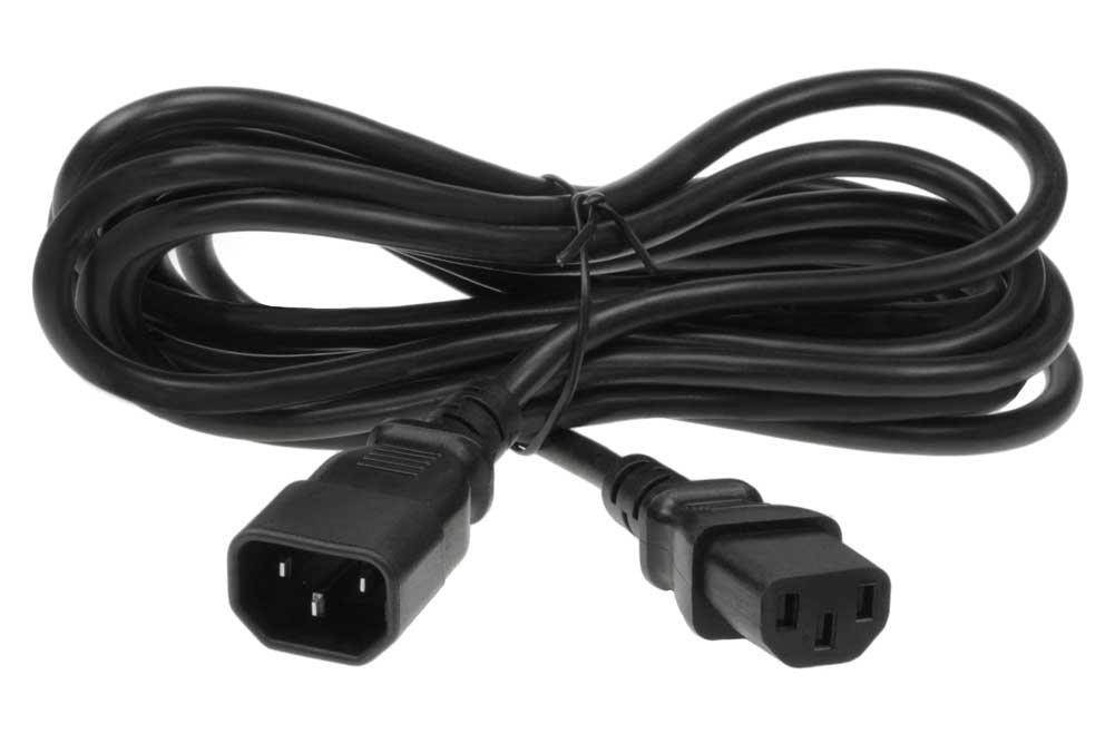SF Cable 15ft 18 AWG Computer Power Extension Cord (IEC320 C13 to IEC320 C14)