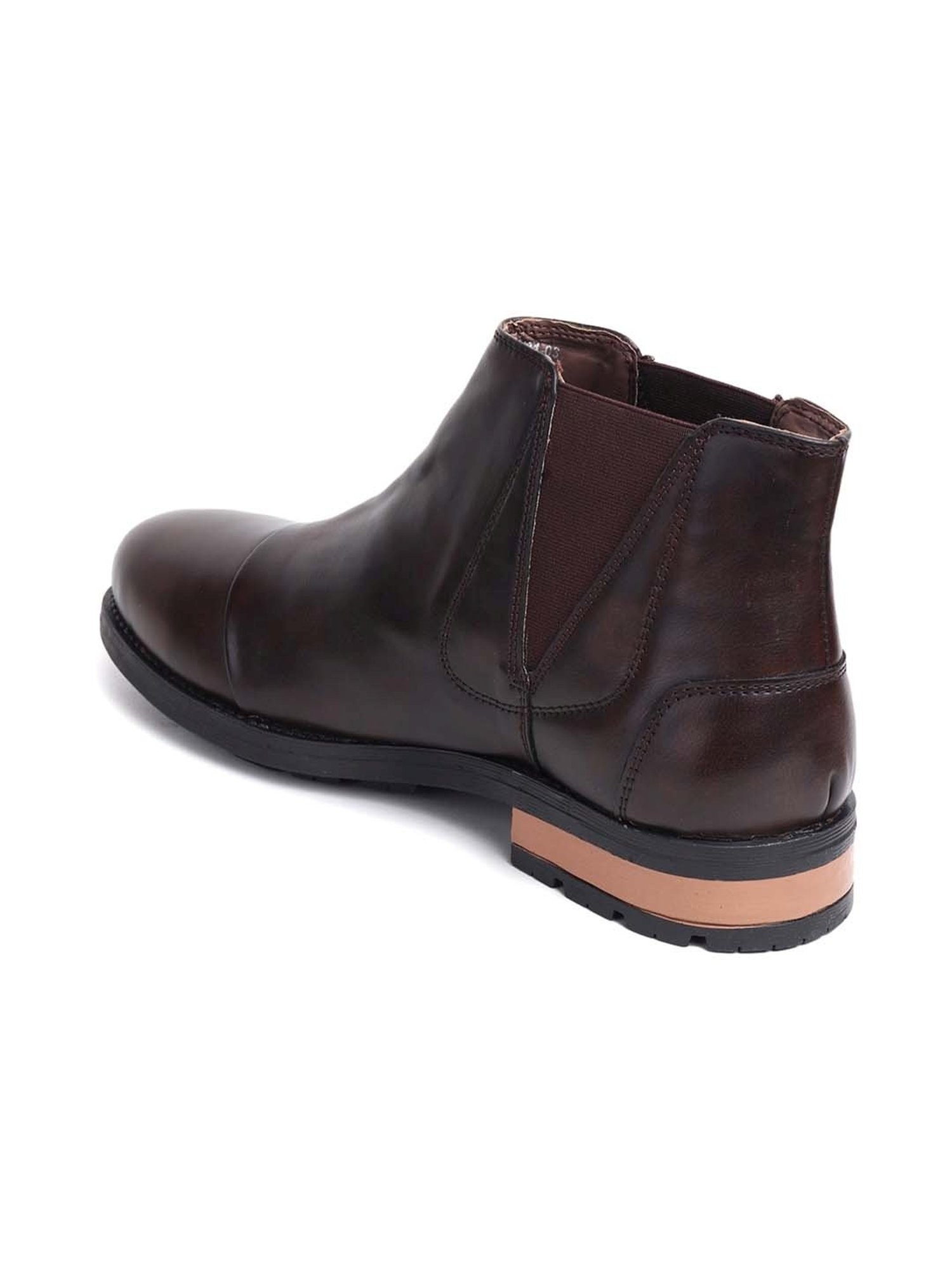 Apsis Men's Brown Chelsea Boots