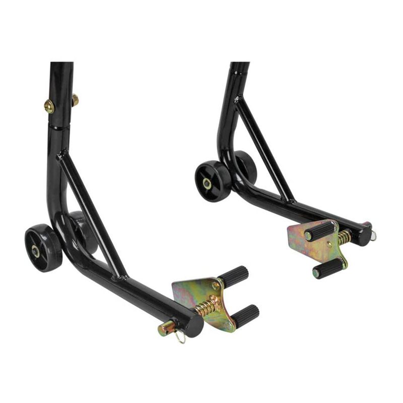 Extreme Max 5600.3211 Sport Bike Motorcycle Front and Rear Spool Style Fork Lift Stand for Repair and Storage