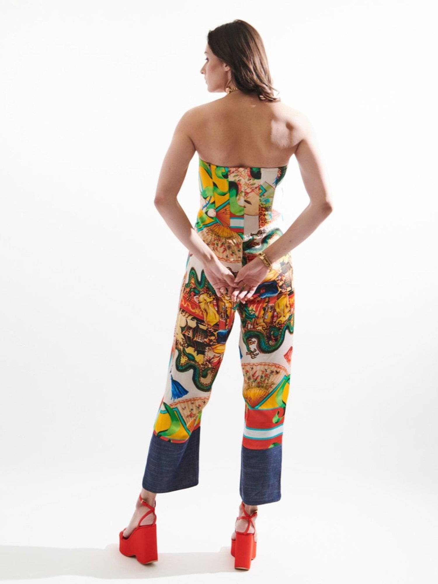 Cin Cin Multicolor Hodophilia Gape Jumpsuit