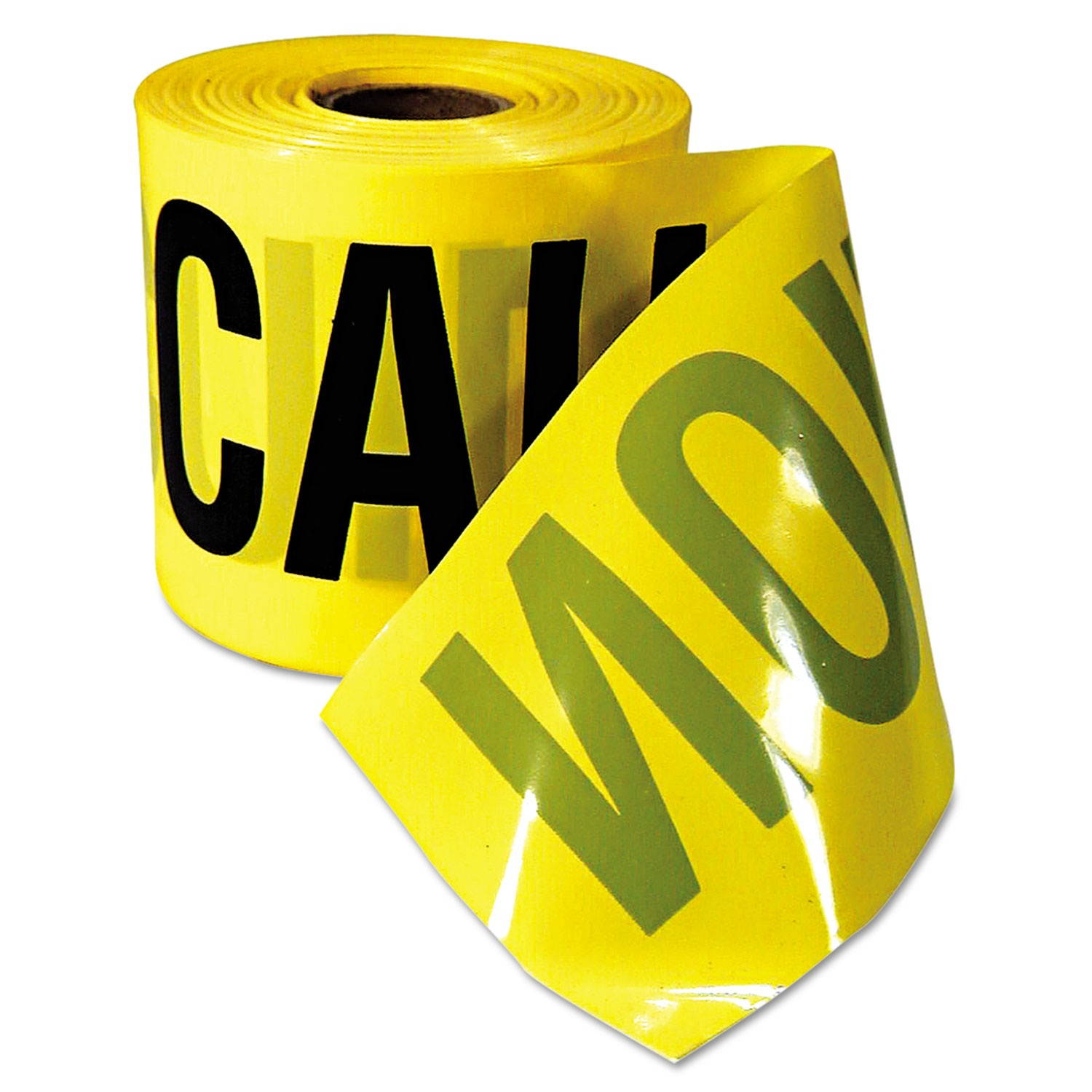Empire Caution Barricade Tape "Caution Cuidado" Text 3"x200ft Yellow w/Black