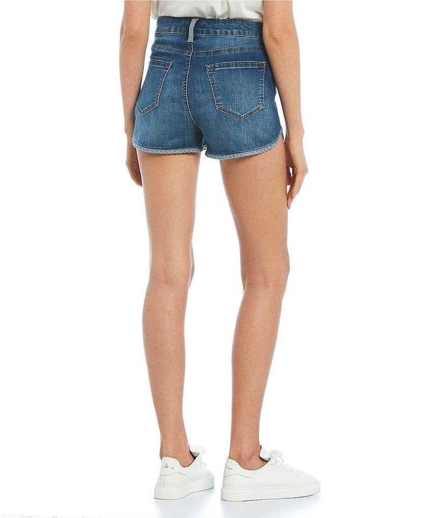 Copper Key High Rise Dolphin Hem Shorts