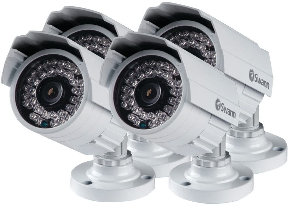 Swann Multi-Purpose Day/Night Security Cameras- Four PRO-642Cameras in a Package