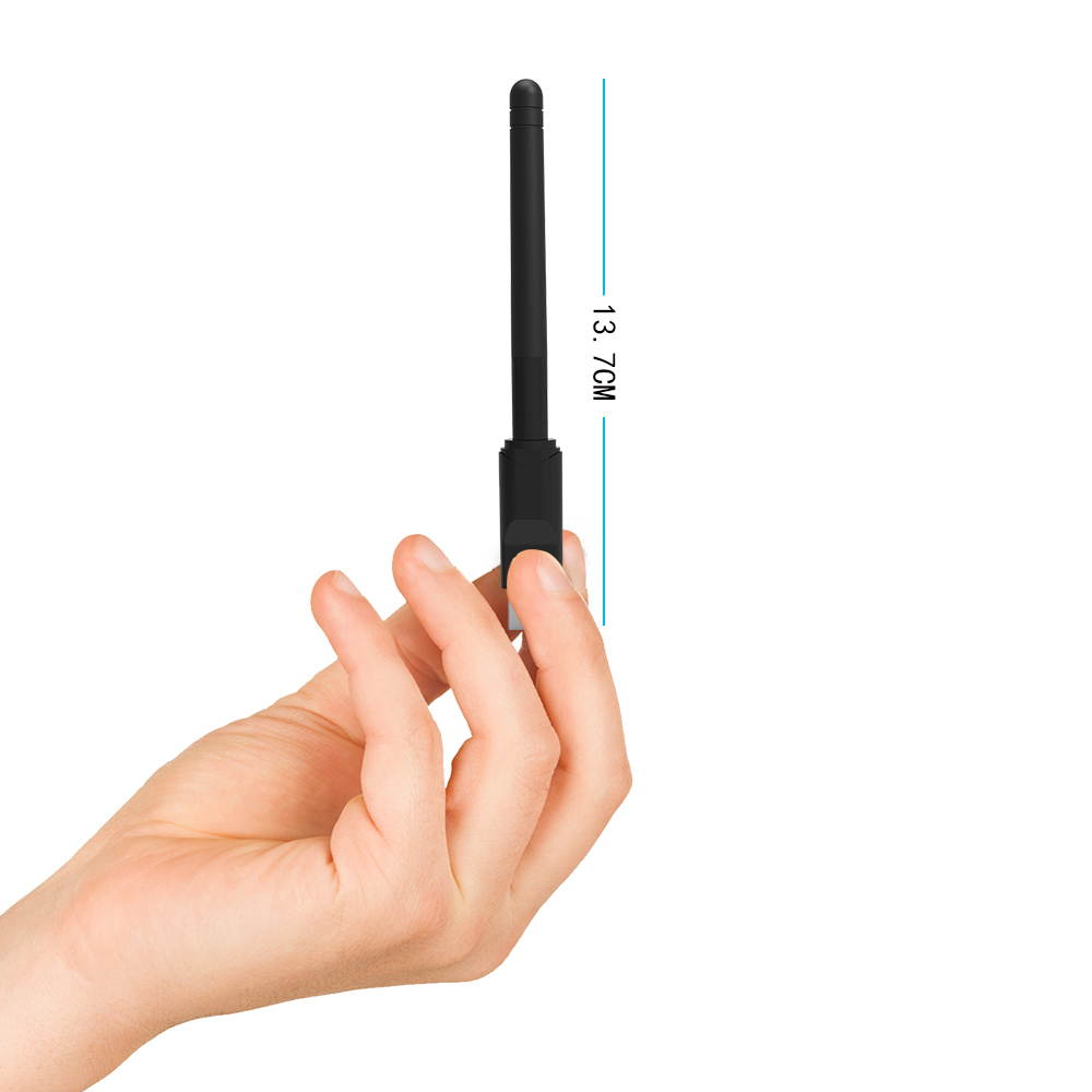 USB 2.0 150mbps WiFi Wireless Network Card 802.11 b/g/n LAN Adapter with rotatable Antenna and retail package