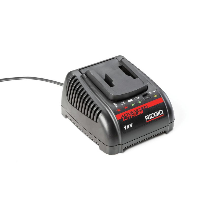 Ridgid 64383 RBC-30 120V Lithium-Ion Corded Charger for 18V 2.5 Ah and 5 Ah Batteries