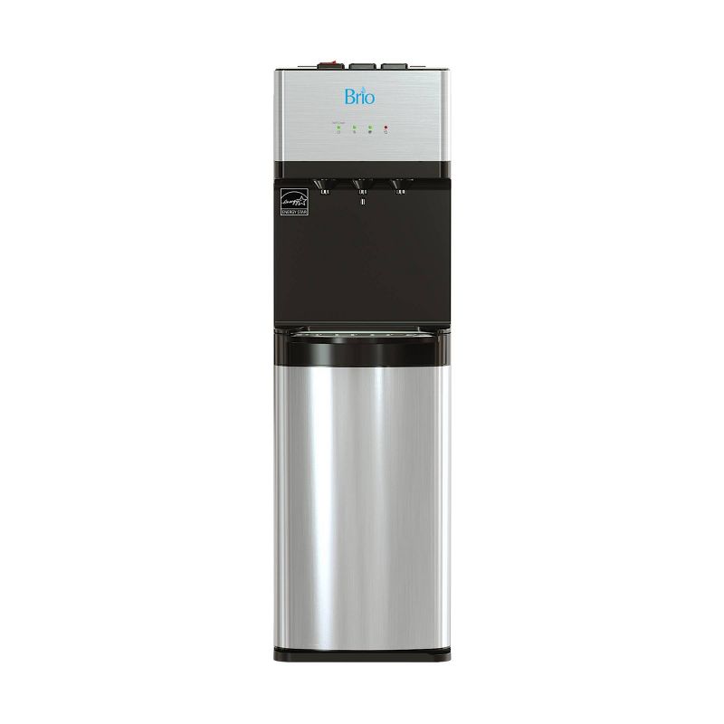 Brio Stainless Steel Self Cleaning Bottleless Water Cooler Dispenser with 3 Temp Settings