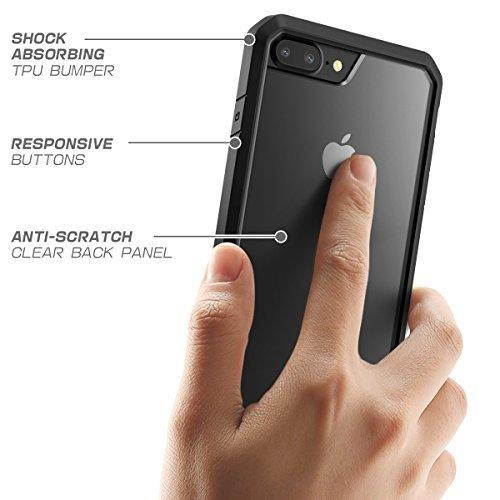 iPhone 8 Plus Case, SUPCASE Unicorn Beetle Series Premium Hybrid Protective Clear Case Apple iPhone 7 Plus 2016 / iPhone 8 Plus 2017 Release (Black)