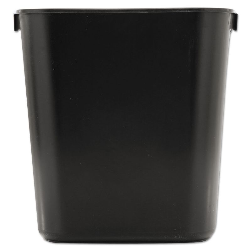 Safco At-Your-Disposal Recycling Center Polyethylene Three 28gal Bins Black 9798BL