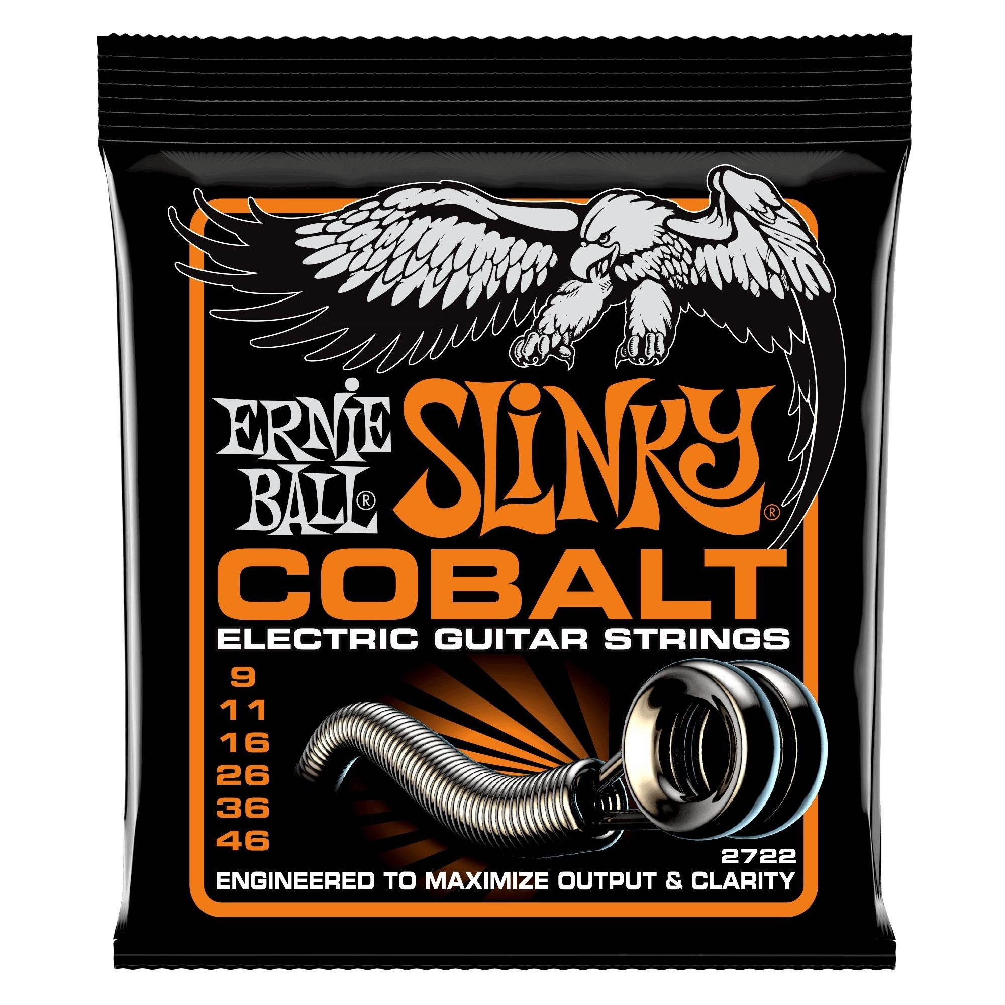 Ernie Ball 2722 Cobalt Hybrid Slinky Electric Guitar Strings