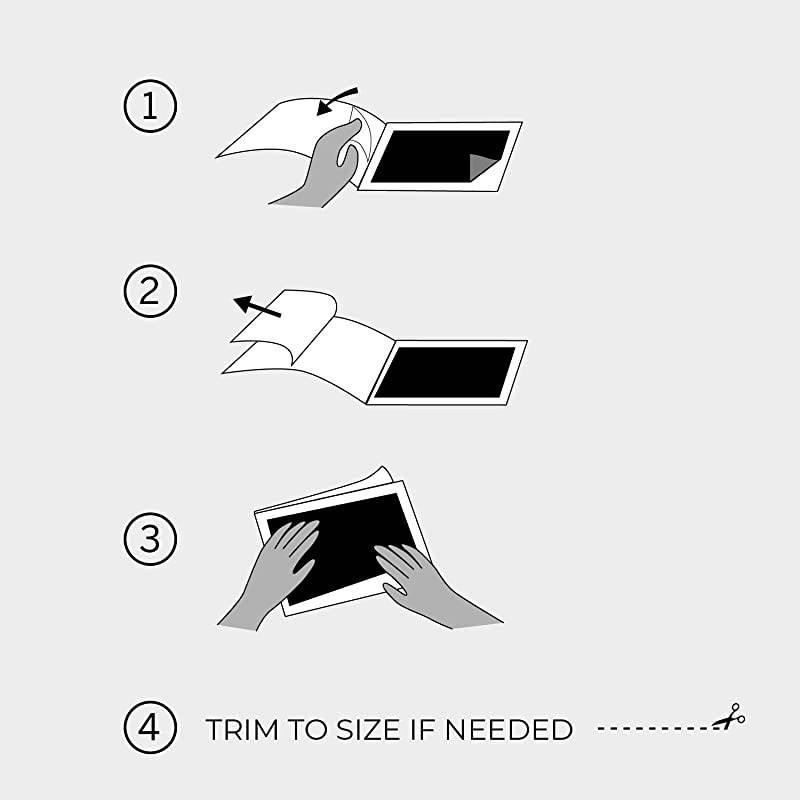 30Pack SelfSeal Laminating Pouches for Luggage Tags 4 x 25 Inches