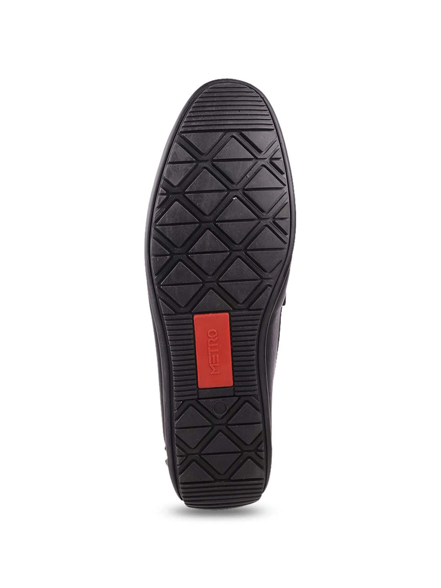 Metro Men's Core Black Casual Loafers