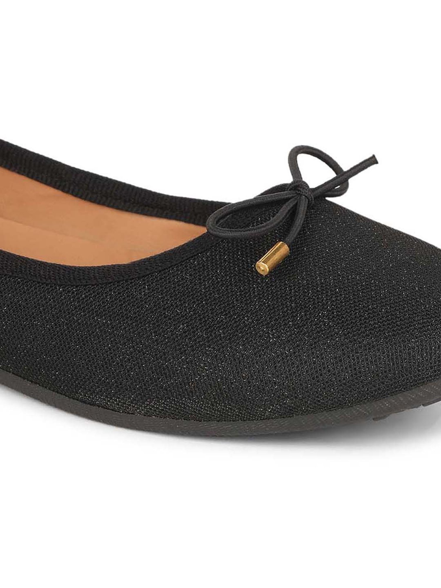 Bata Women's Jade Black Flat Ballets