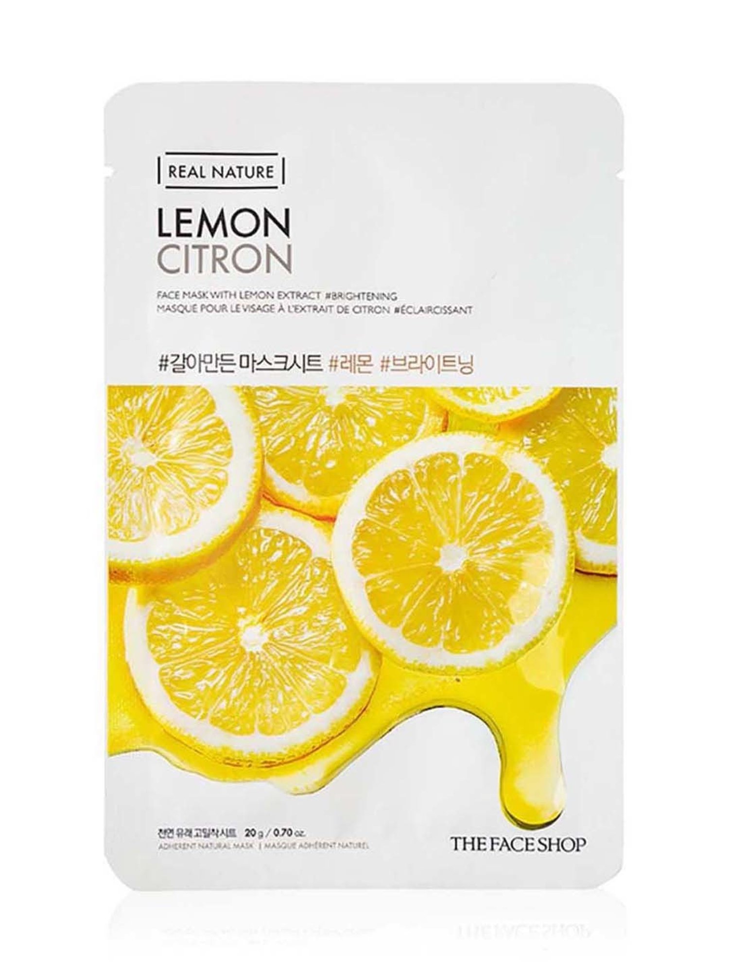 The Face Shop Real Nature Lemon Face Mask - 1 Pc