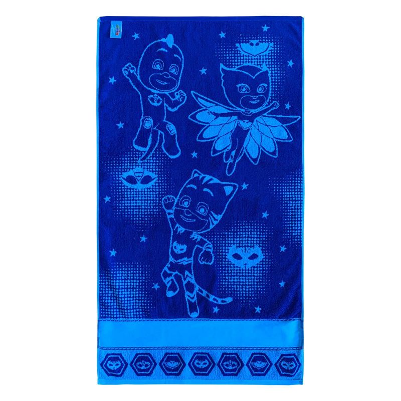 2pc PJ Masks Rooftop Powers Bath Towel and Washcloth Set