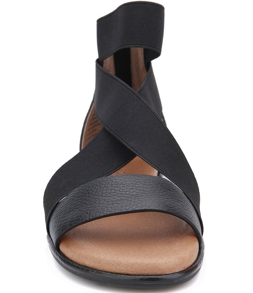 Gentle Souls Break Elastic Leather Sandals