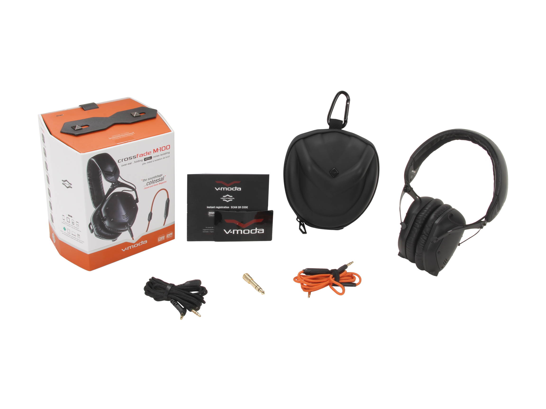 V-Moda Crossfade Shadow M-100-U-SHADOW Headphone, Shadow