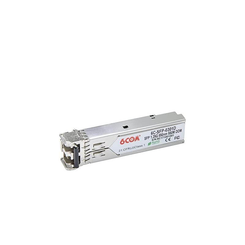 SFP Transceiver, 1000Base-SX LC Multi-Mode 850nm Module, up to 550 Meters, for Juniper SFP-1GE-SX/JX-SFP-1GE-SX/QFX-SFP-1GE-SX