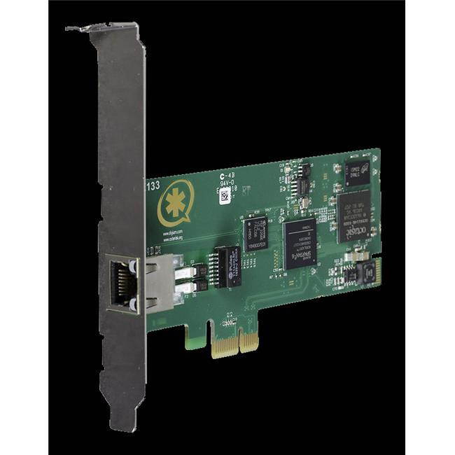 One (1) Span Digital T1/E1/J1/PRI PCI Card with Hardware Echo Cancellation