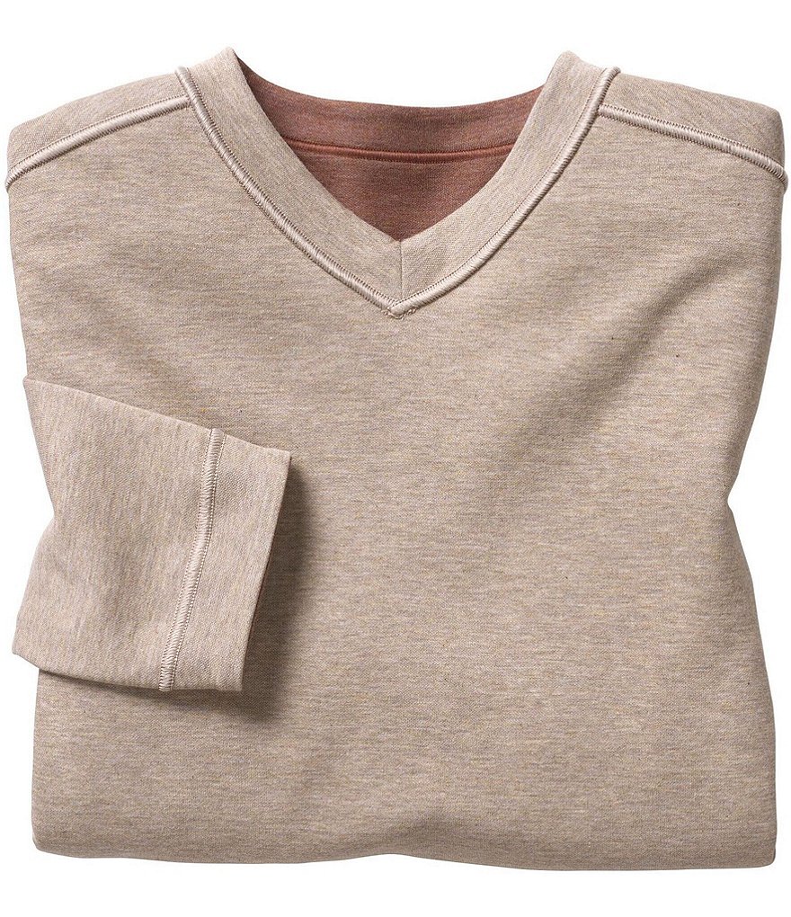 Johnston & Murphy Reversible Long-Sleeve V-Neck Tee