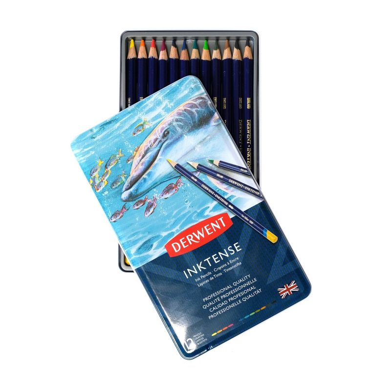 12ct Inktense Pencil Set - Derwent