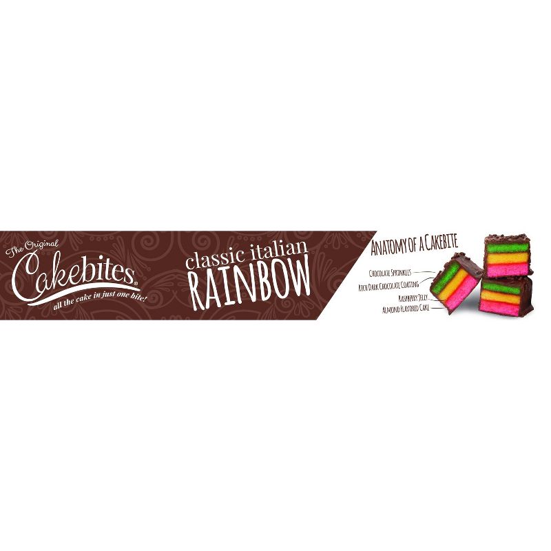 Cakebites Classic Italian Rainbow - 8oz/4ct