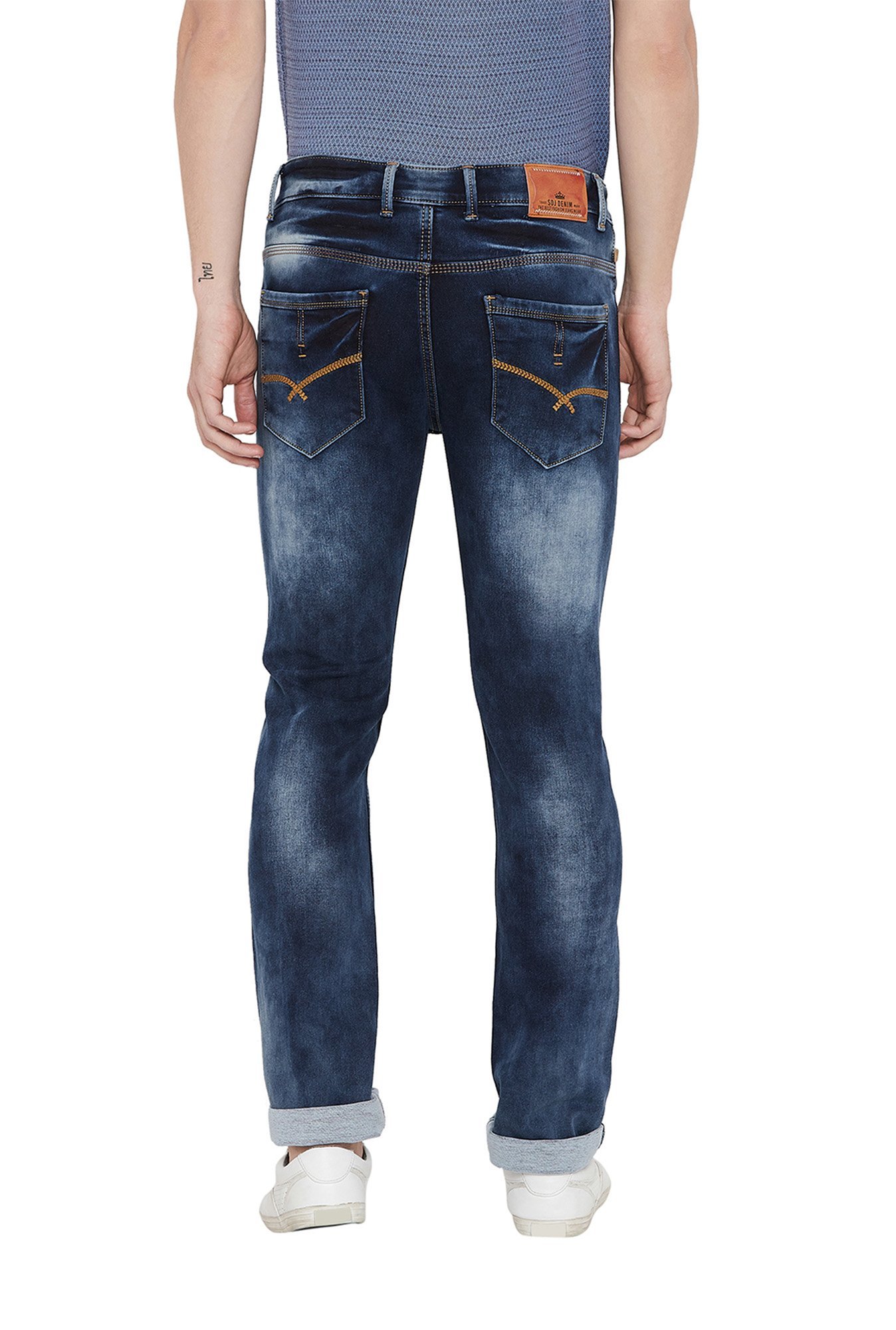 Duke Dark Blue Regular Fit Jeans