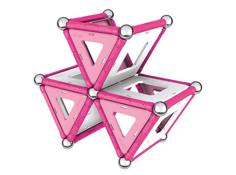 Geomag Pink Panels - 104pc Magnetic Construction Set