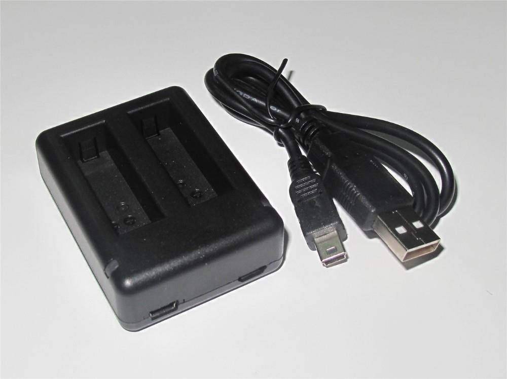 2 Slots AHDBT-401 Dual Battery Charger USB Charging Dock for GoPro HD Hero4 Hero 4 Camera AHDBT 401