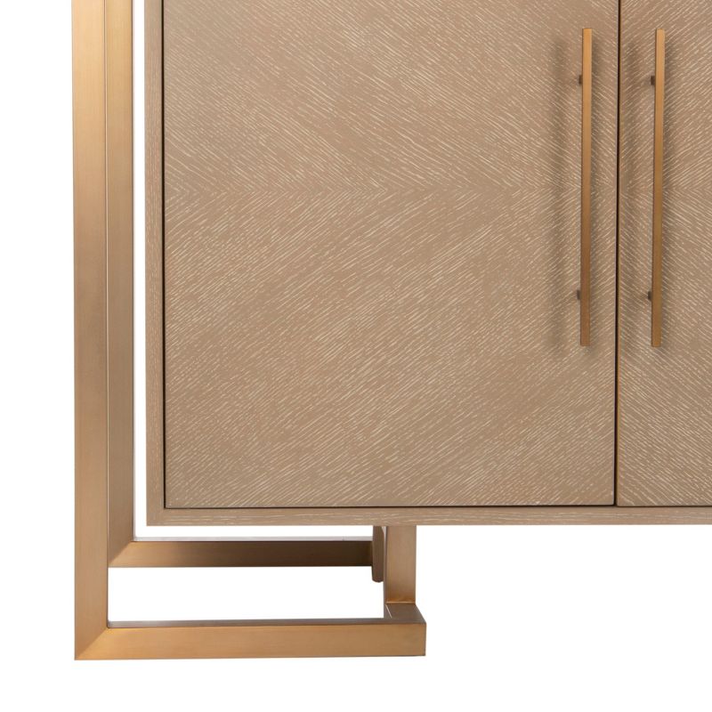 Carmel Sideboard Dark Brown/Black - Chique