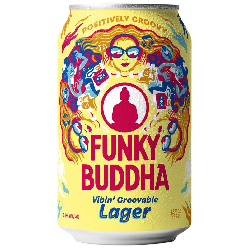 Funky Buddha Vibin' Groovable Lager Beer - 6pk/12 fl oz Cans