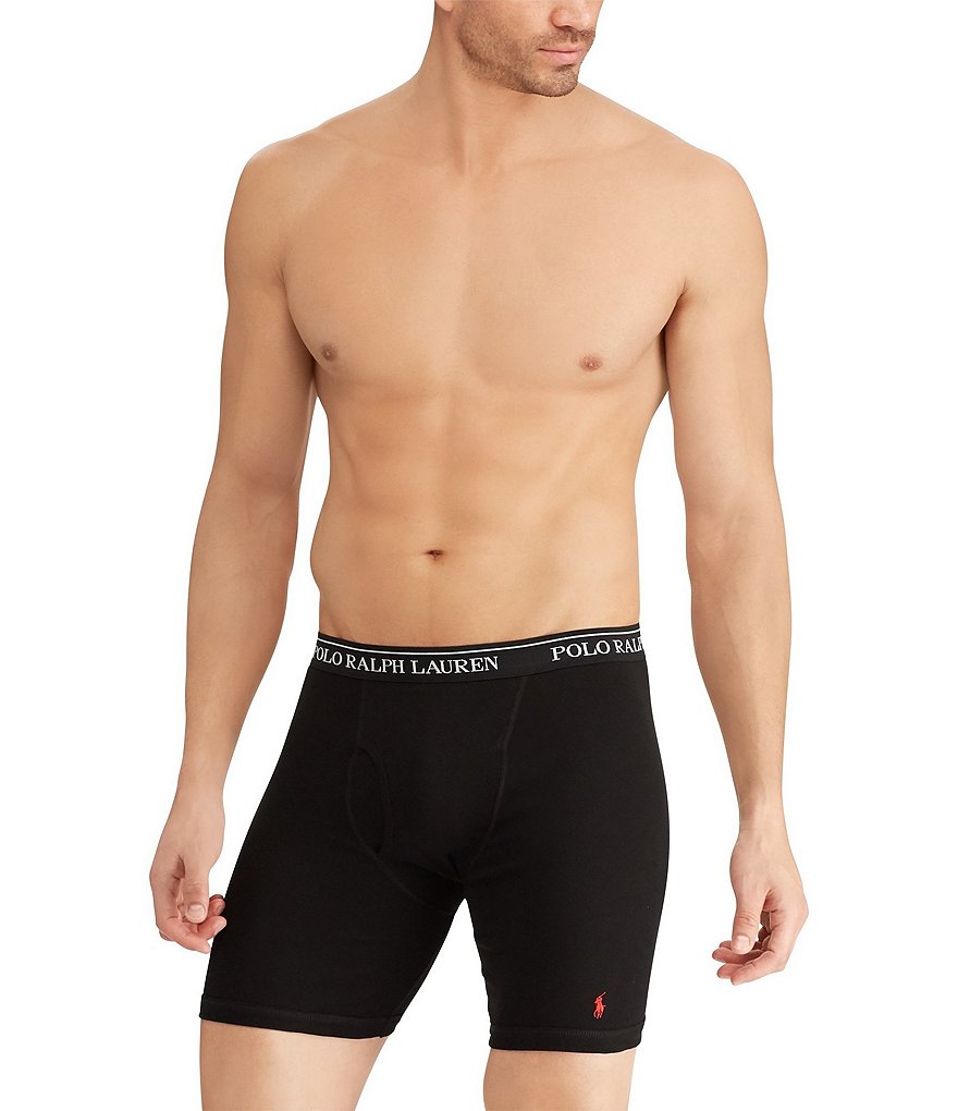 Polo Ralph Lauren Classic Fit Long Leg Boxer Briefs 3-Pack