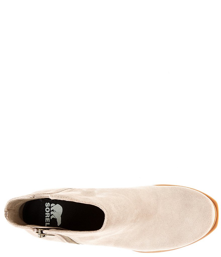Sorel Joan of Arctic Waterproof Suede Wedge Zip Booties