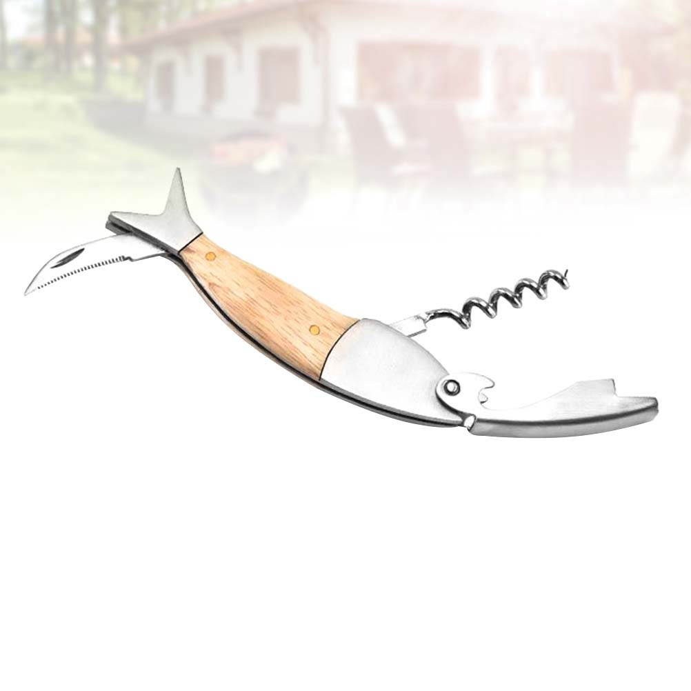 1pc Kitchen Gaget Multifunctional Beer Bottle Opener Beer  for Home (Silver)