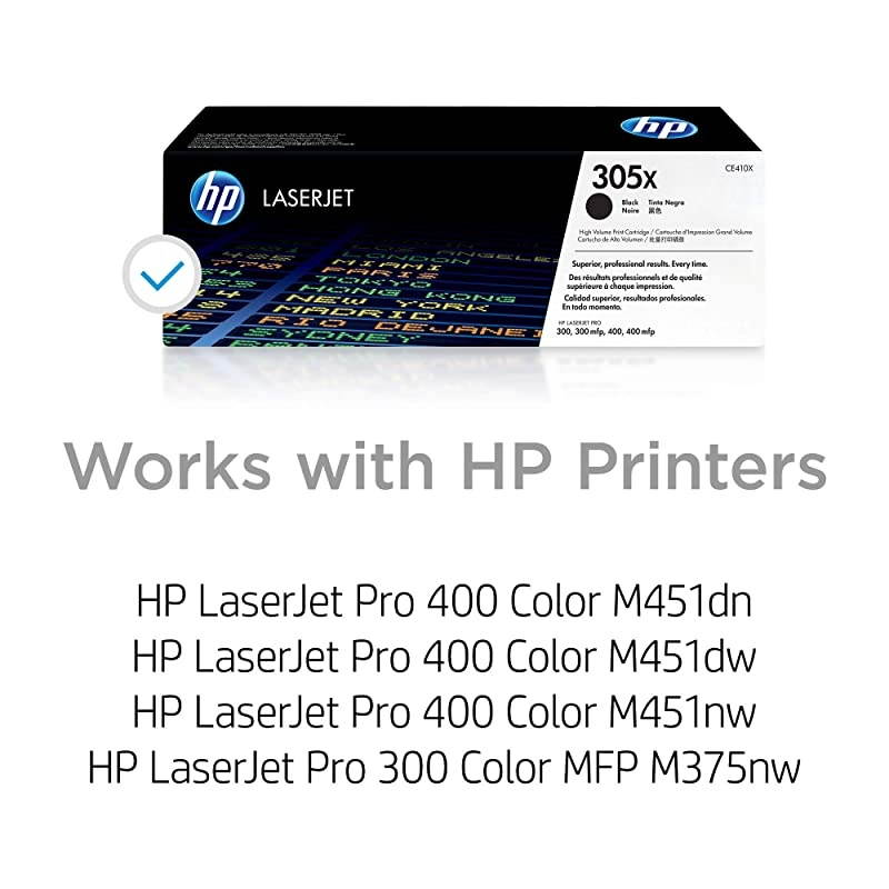 305X | CE410X | Toner Cartridge | Black | High Yield