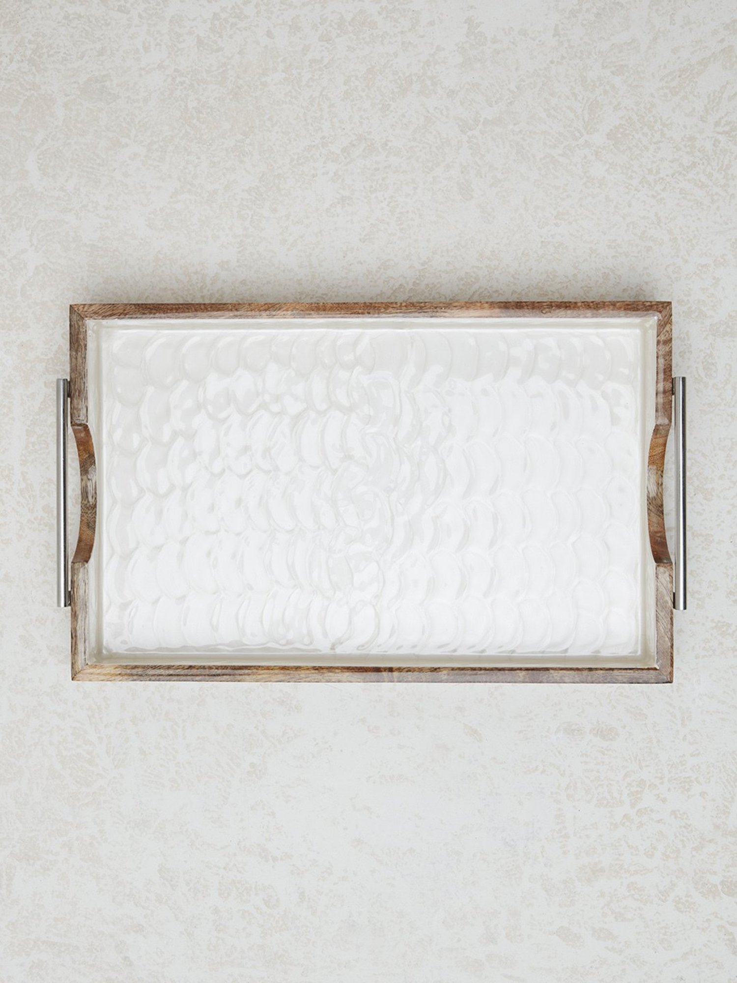 Episode Silver Plated Leaf Dish Tray - Large