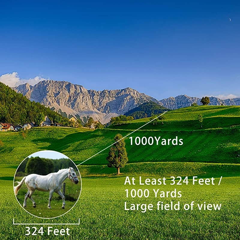 10x42 Binoculars for Adults Compact Waterproof Fog-Proof Binoculars for Bird Watching Concert Hunting Traveling Sports-BAK4 Prism SMC Lens-with Phone Mount Strap Carrying Bag