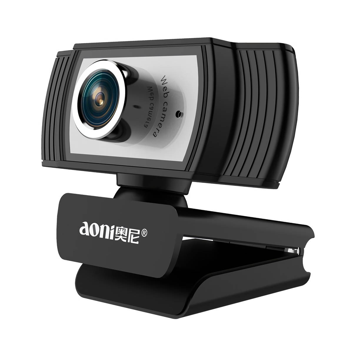 Aoni C33 HD 1080p Webcam Beauty Web Camera 1920*1080P Live Video Chat Call Network Teaching Clip-on Web Cam with Microphone for Desktop Computer Laptop