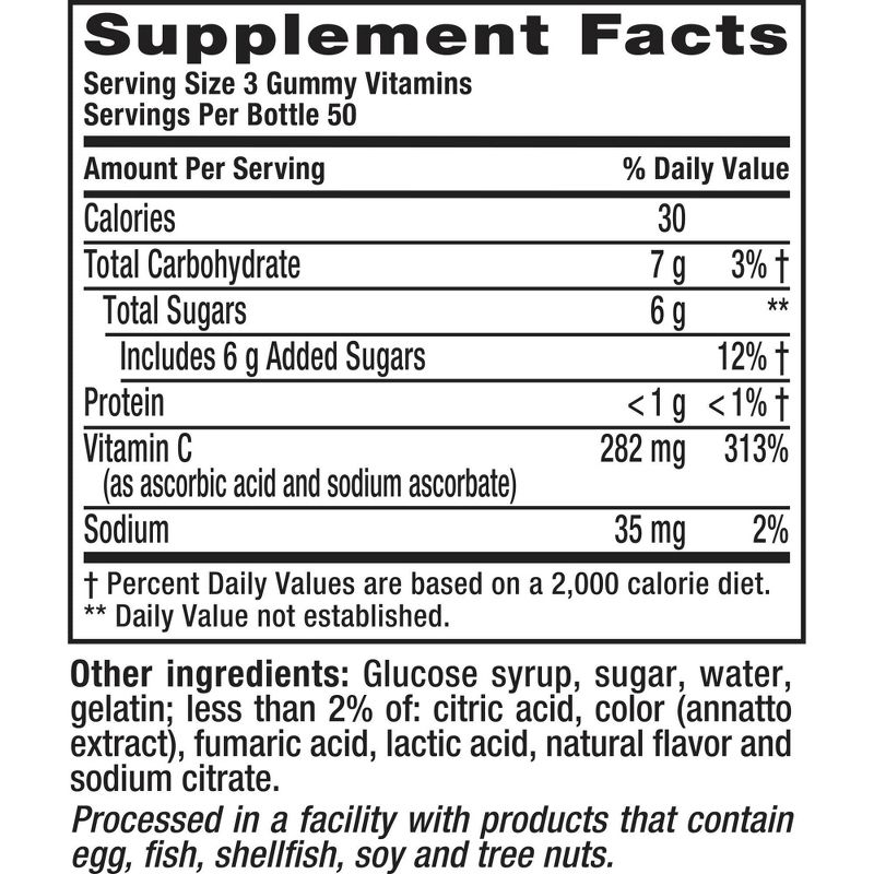Vitafusion Power C Gummies - Orange - 150ct