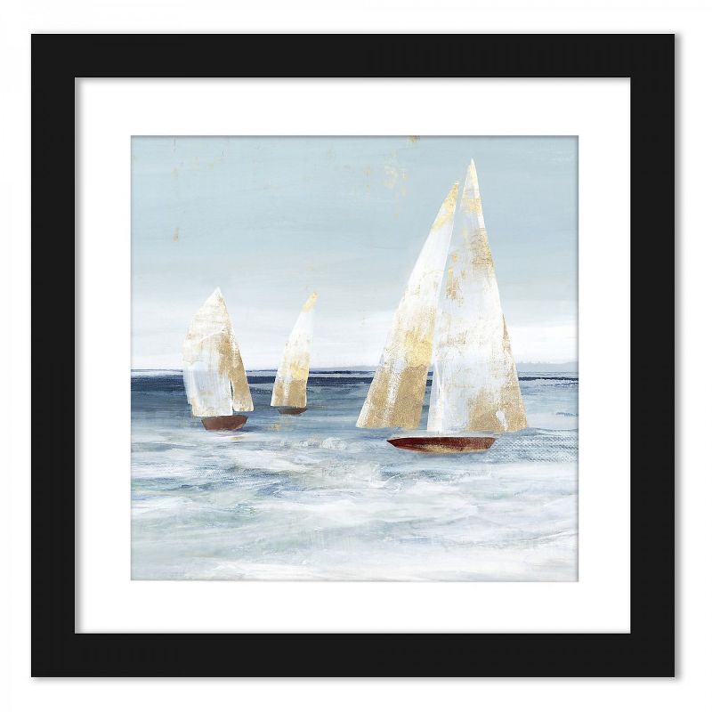 Americanflat Sailboat Breeze - Set of 2 Framed Prints by PI Creative