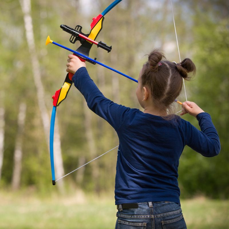 Hey! Play! Kids Bow and Arrow Set with Aim Boards and Quiver