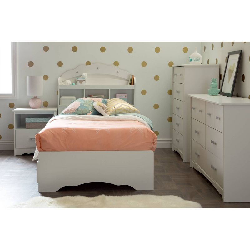 Tiara 5-Drawer Chest  Pure White  - South Shore