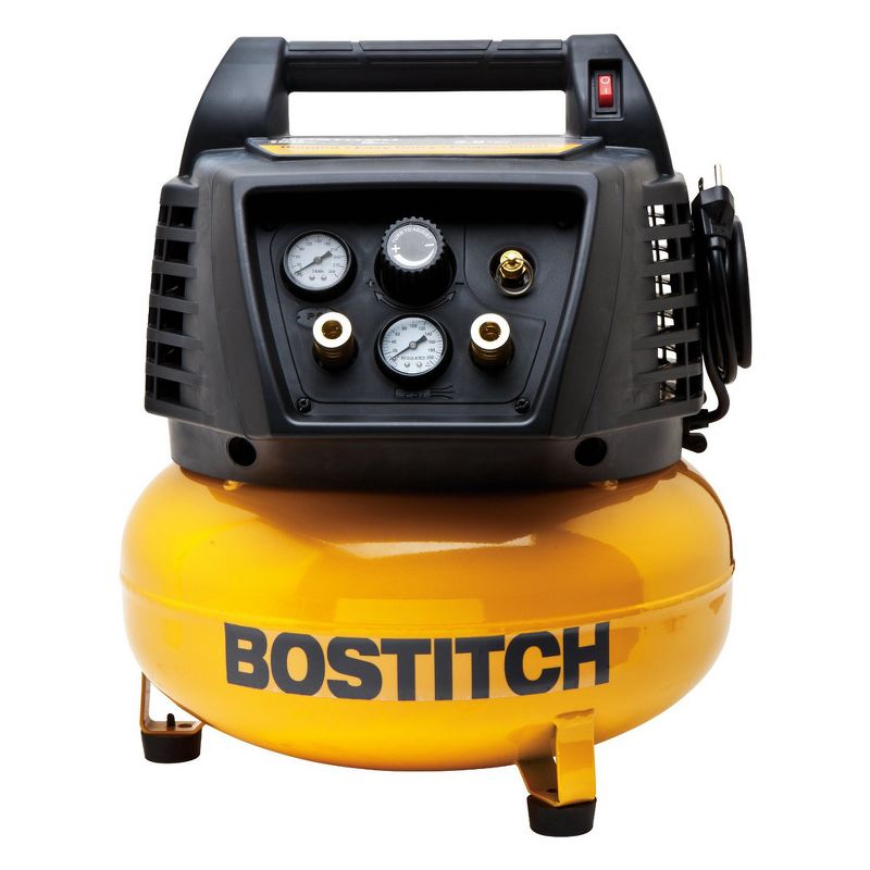 Bostitch BTFP02011-R 6 Gallon Oil-Free Pancake Air Compressor