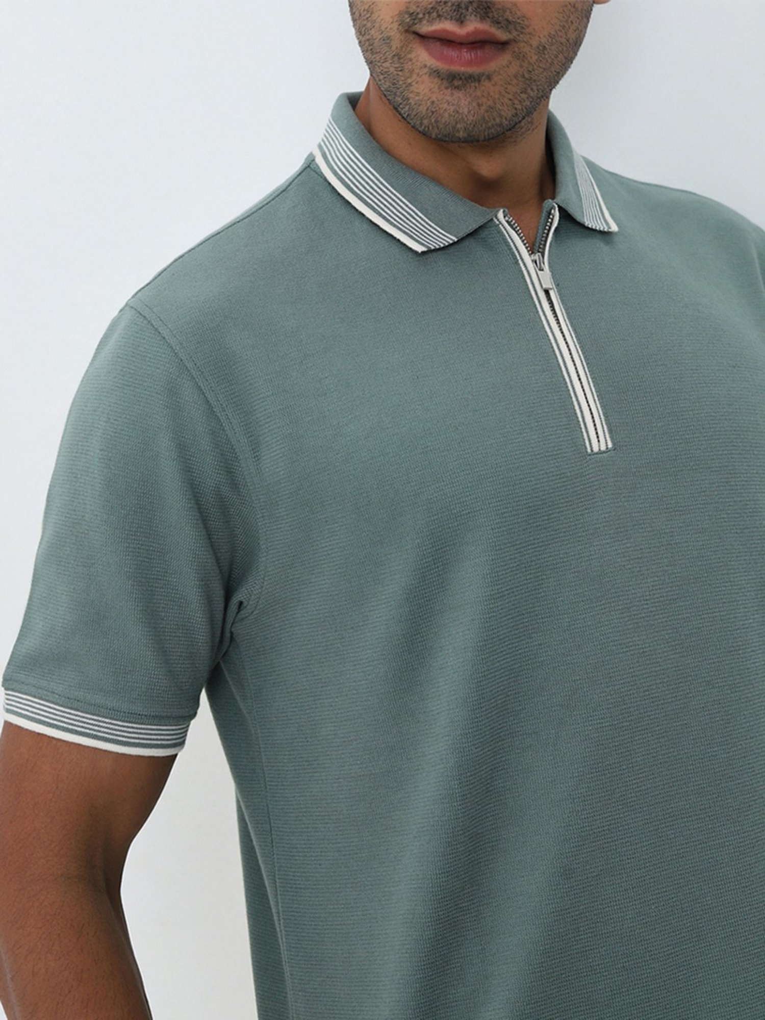 WES Casuals by Westside Sage Relaxed-Fit Polo T-Shirt