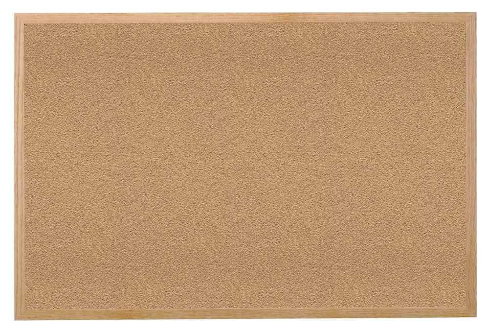 Ghent Push-Pin Bulletin Board, Cork, 48-1/2"H x 72-1/2"W, Natural   WK46