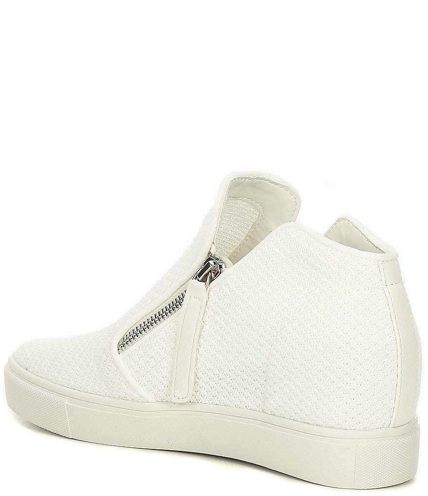 Donald Pliner Pelham Neoprene Mixed Leather Slip-On Wedge Sneakers