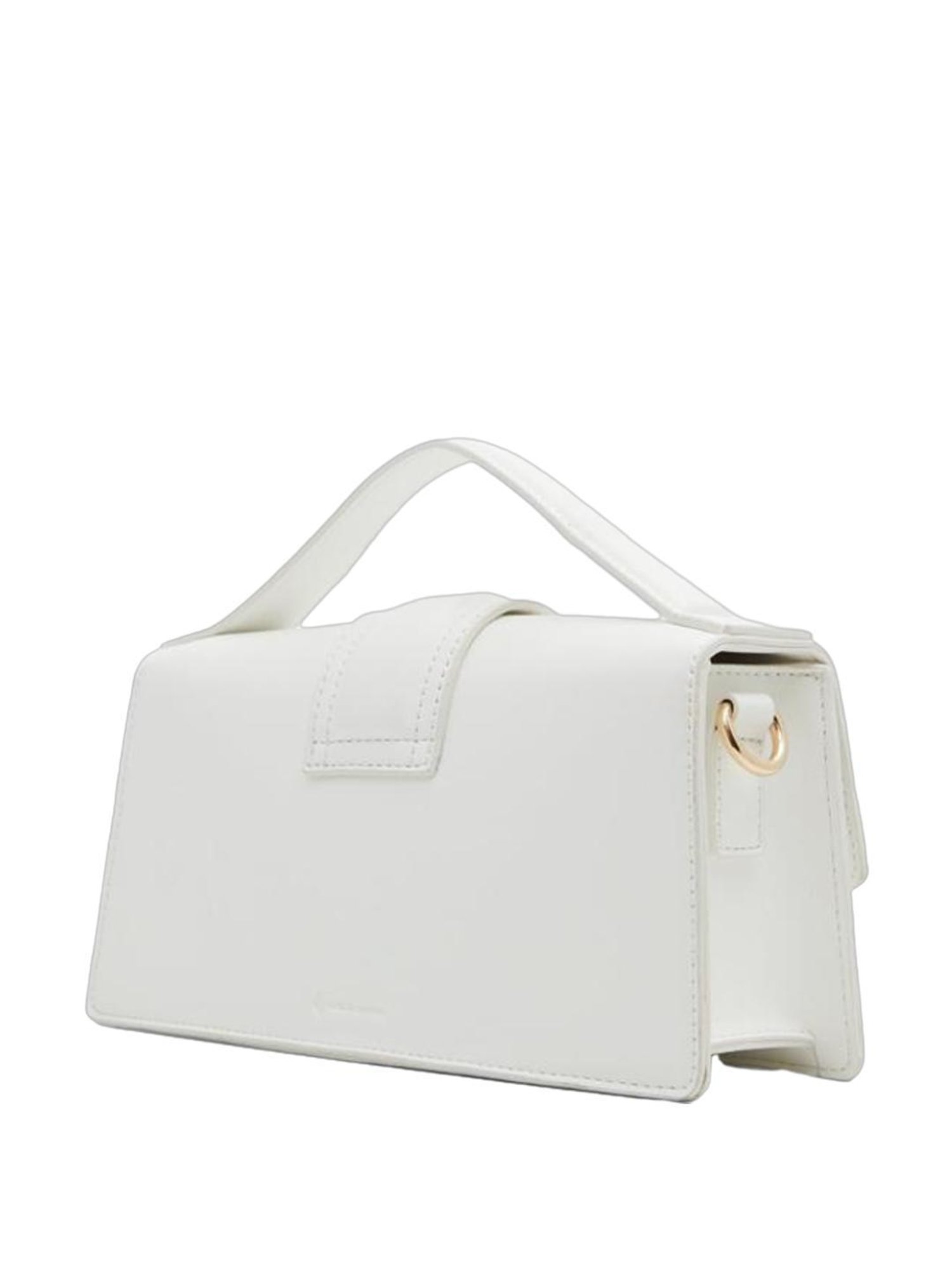 Call It Spring White Solid Handbag